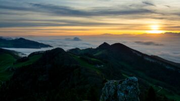 Schwarzwald Ökotourismus Nachhaltigkeit Belchen Sonnenuntergang Reisen