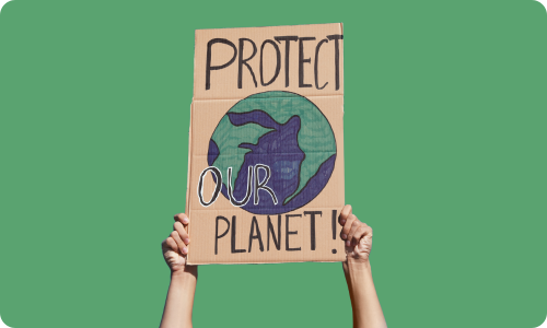 Plakat "Protect Planet" | Klimaschutz