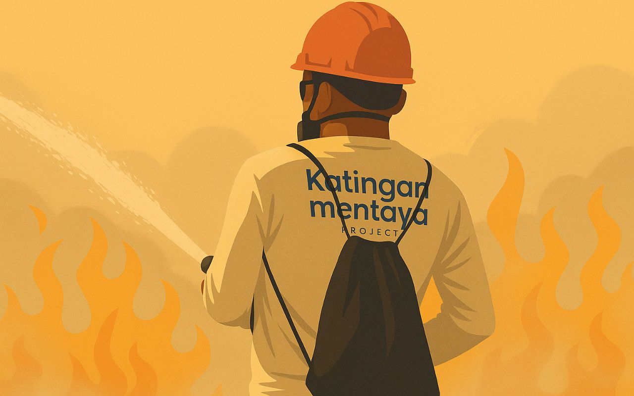 Brandschützer Feuerwehrmann Symbolbild Katingan-Mentaya-Klimaschutzprojekt Indonesien