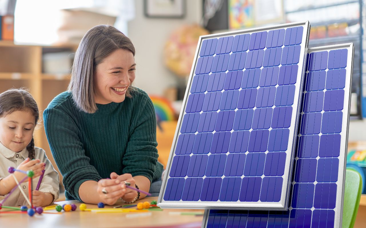 Photovoltaik & KiTas: Projektförderung SAUBER ENERGIE & Grüner-Strom-Label
