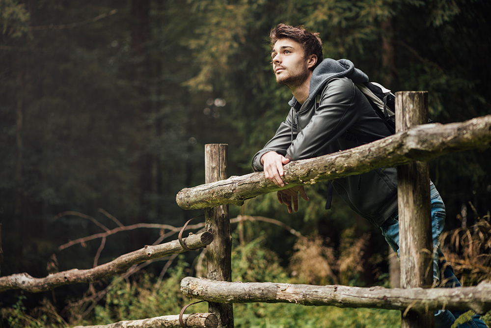 Wald Waldbaden; Klimagefühle Klimaangst