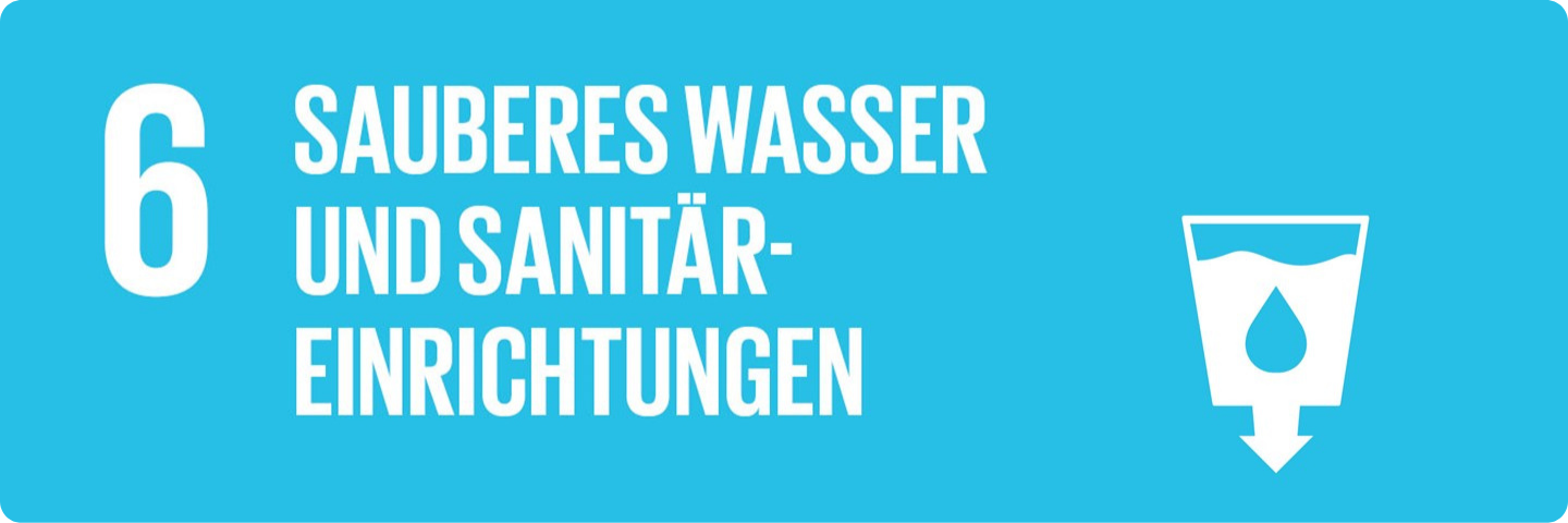 UN-Ziel 6 Sauberes Wasser und Sanitäreinrichtungen