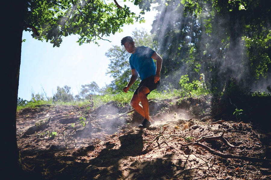 Läufer im Wald - Lauf-Apps
