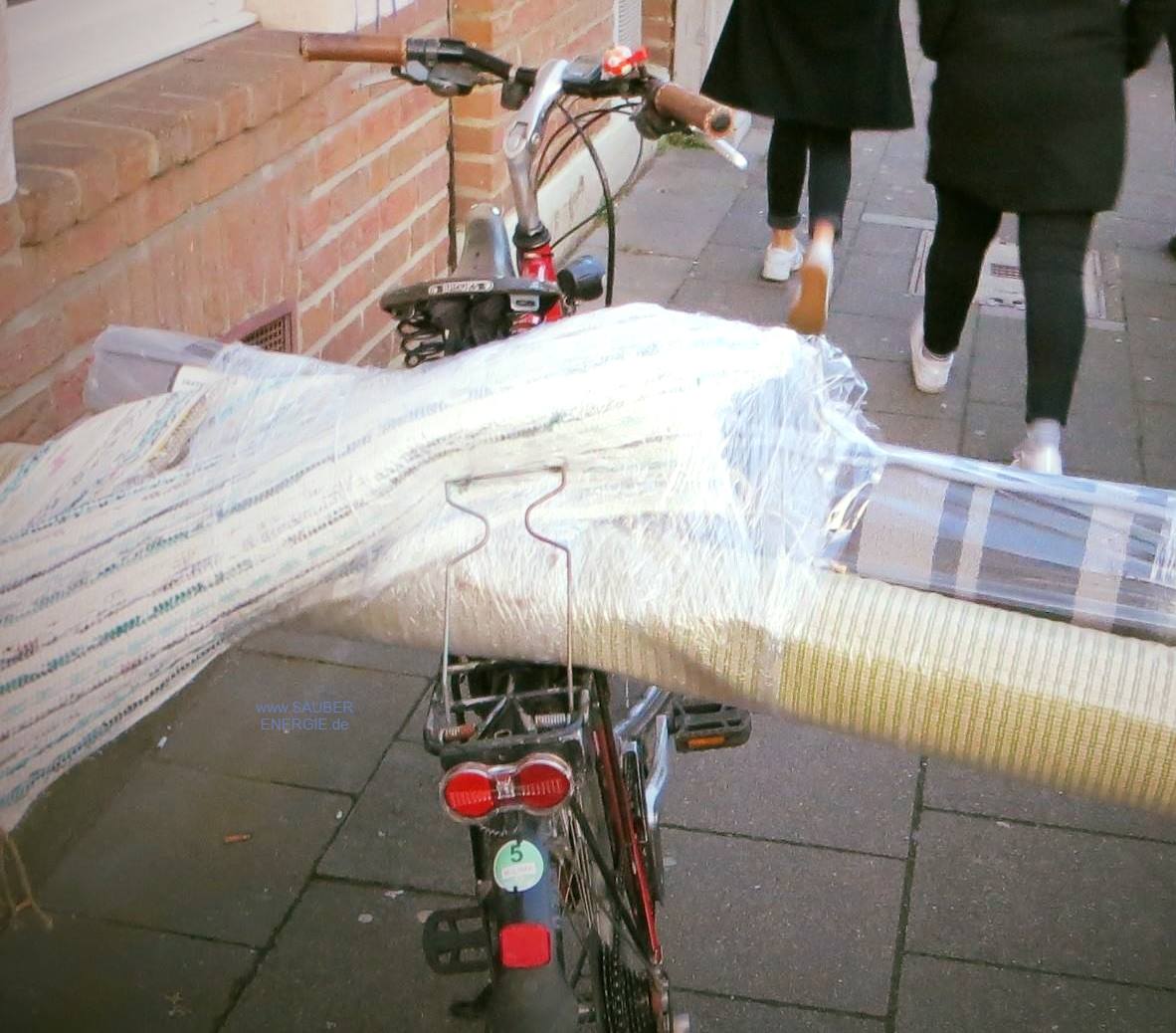 Klimablog: Gemeinsam für den Klimaschutz Fahrrad mit Gepäck