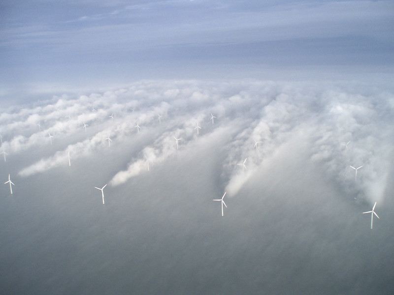 Windkraftanlagen saubere erneuerbare Energie